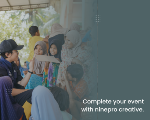 Kegiatan sosial CSR bersama anak-anak yang didukung event organizer Nine Pro Creative
